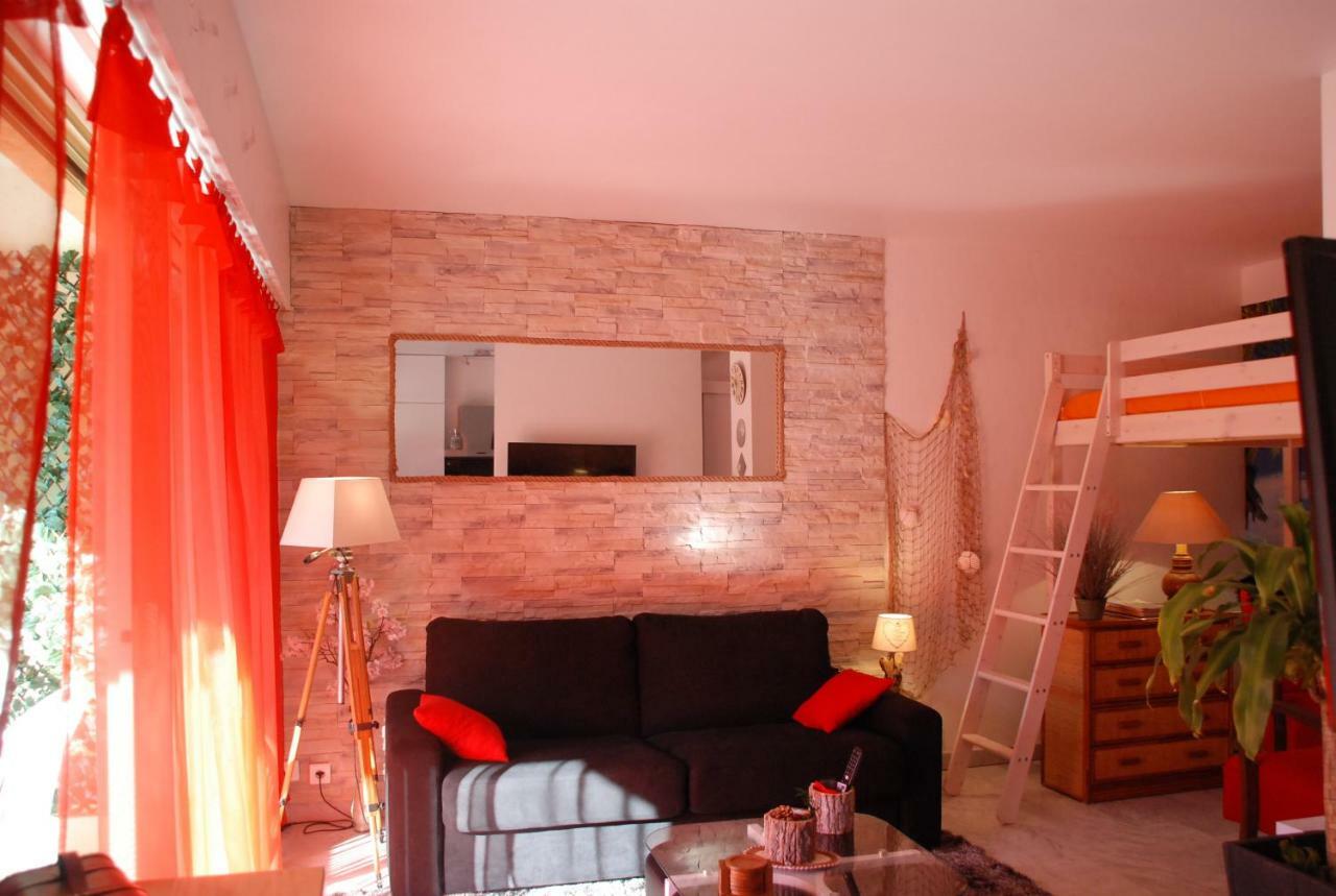 Studio - Juan Les Pins - Proximite Plages Antibes Eksteriør bilde